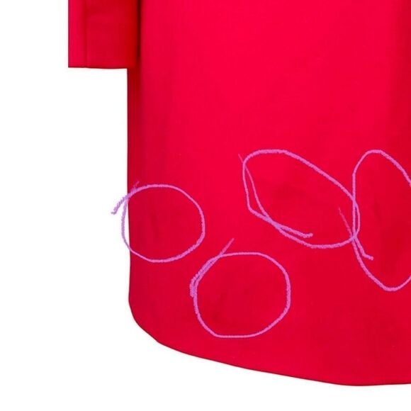 ZARA BASIC NWOT wool mix coat in Red Size M - Picture 9 of 9